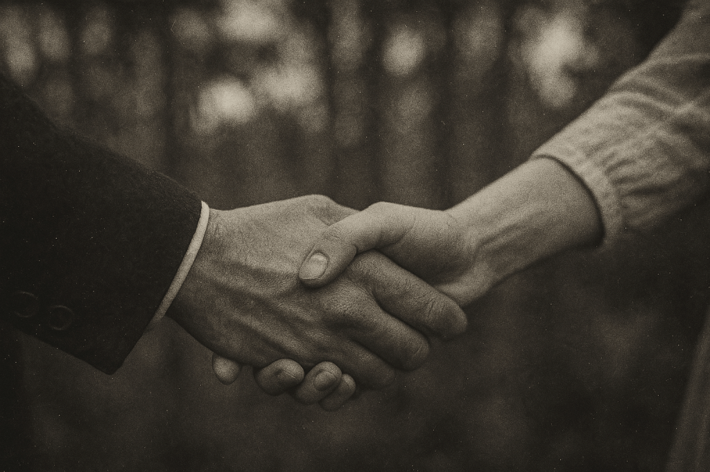 Ein Händedruck zum&nbsp;Abschied